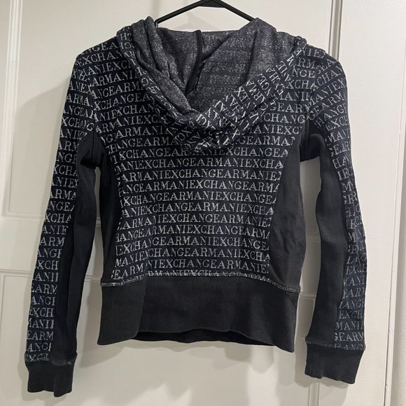Armani Exchange cropped hoodie - Picture 2 of 7